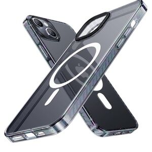 Brand new clear black IPhone 13-14 compatible carbon neutral phone case